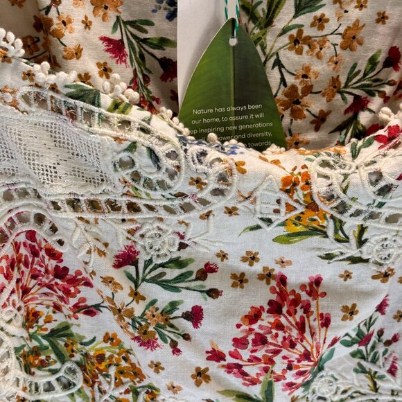 NWT Farm RIO Women's Size Large Delicate Forest Scarves Mini Dress - Picture 11 of 15